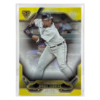 TOPPS MLBカード TRIPLE THREADS MIGUEL CABRERA DETROIT TIGERS /75 #34 中古 IT1