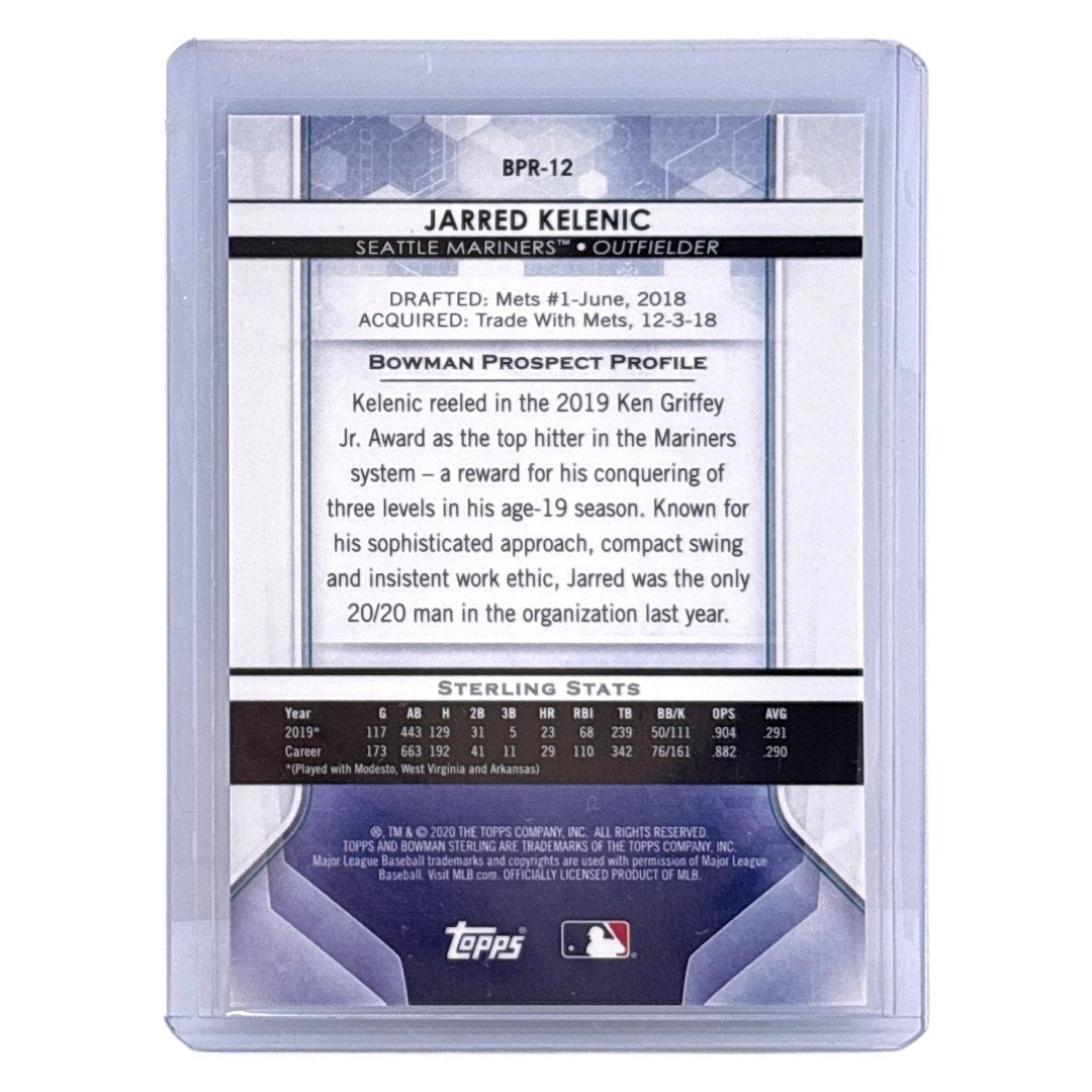 TOPPS MLBカード BOWMAN STERLING JARRED KELENIC SEATTLE MARINERS /25 #BPR-12 中古 IT1