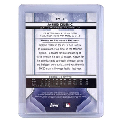 TOPPS MLBカード BOWMAN STERLING JARRED KELENIC SEATTLE MARINERS /25 #BPR-12 中古 IT1