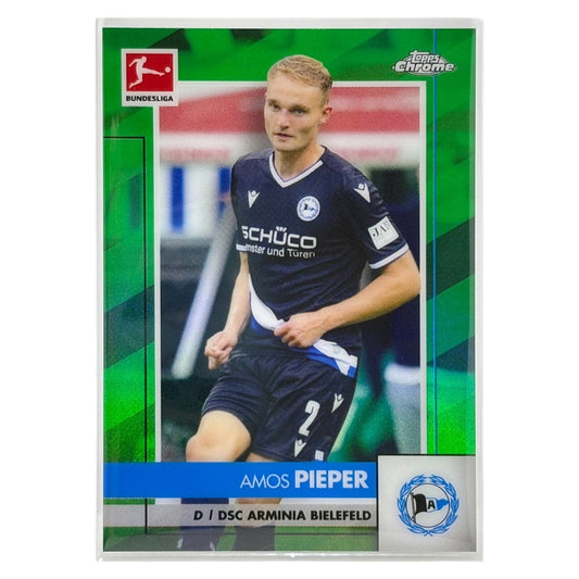 TOPPS サッカーカード CHROME AMOS PIEPER ARMINIA BIELEFELD /99 #22 中古 IT1