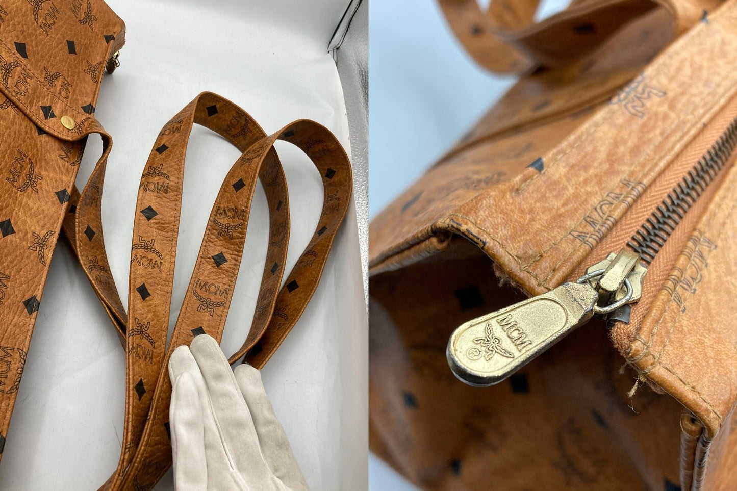 MCM エムシーエム ヴィセトス柄 トートバッグ 中古 D4