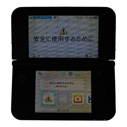 任天堂 Newニンテンドー3DS LL メタリックブルー ACアダプタ付 中古 a1