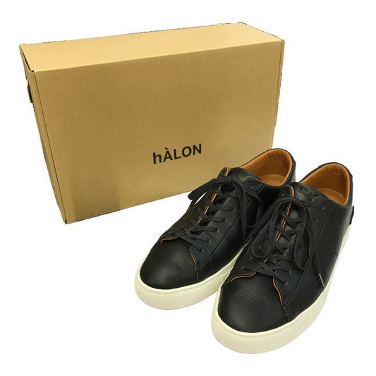 hALON アーロン 7EYE OXFORD スニーカー メンズ レザー オックスフォード ブラック 26.5cm 1331-699-9704-0965 中古 T1
