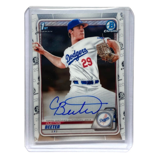 TOPPS MLBカード BOWMAN CHROME CLAYTON BEETER DODGERS #CDA-CBE 中古 IT2