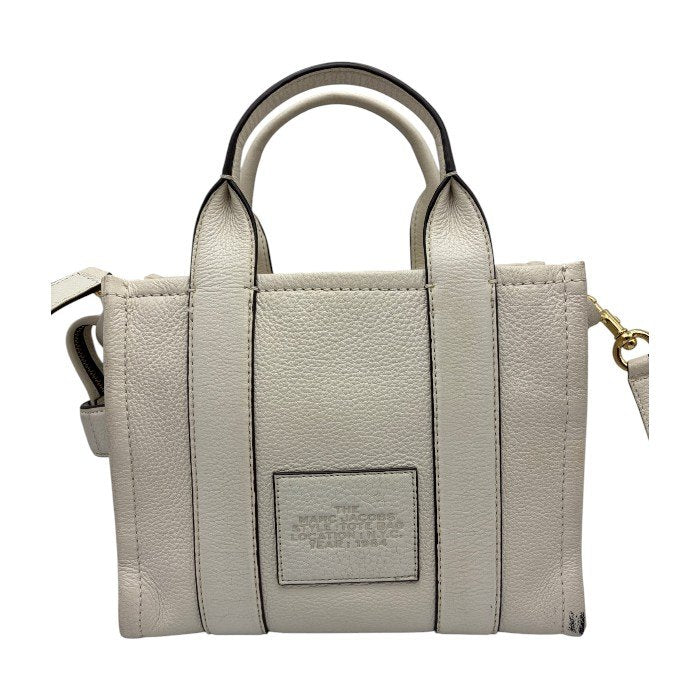 MARC JACOBS THE TOTE ミニ 2WAY バッグ ホワイト マークジェイコブス トートバッグ ショルダー ブランド レディース 中古 W４