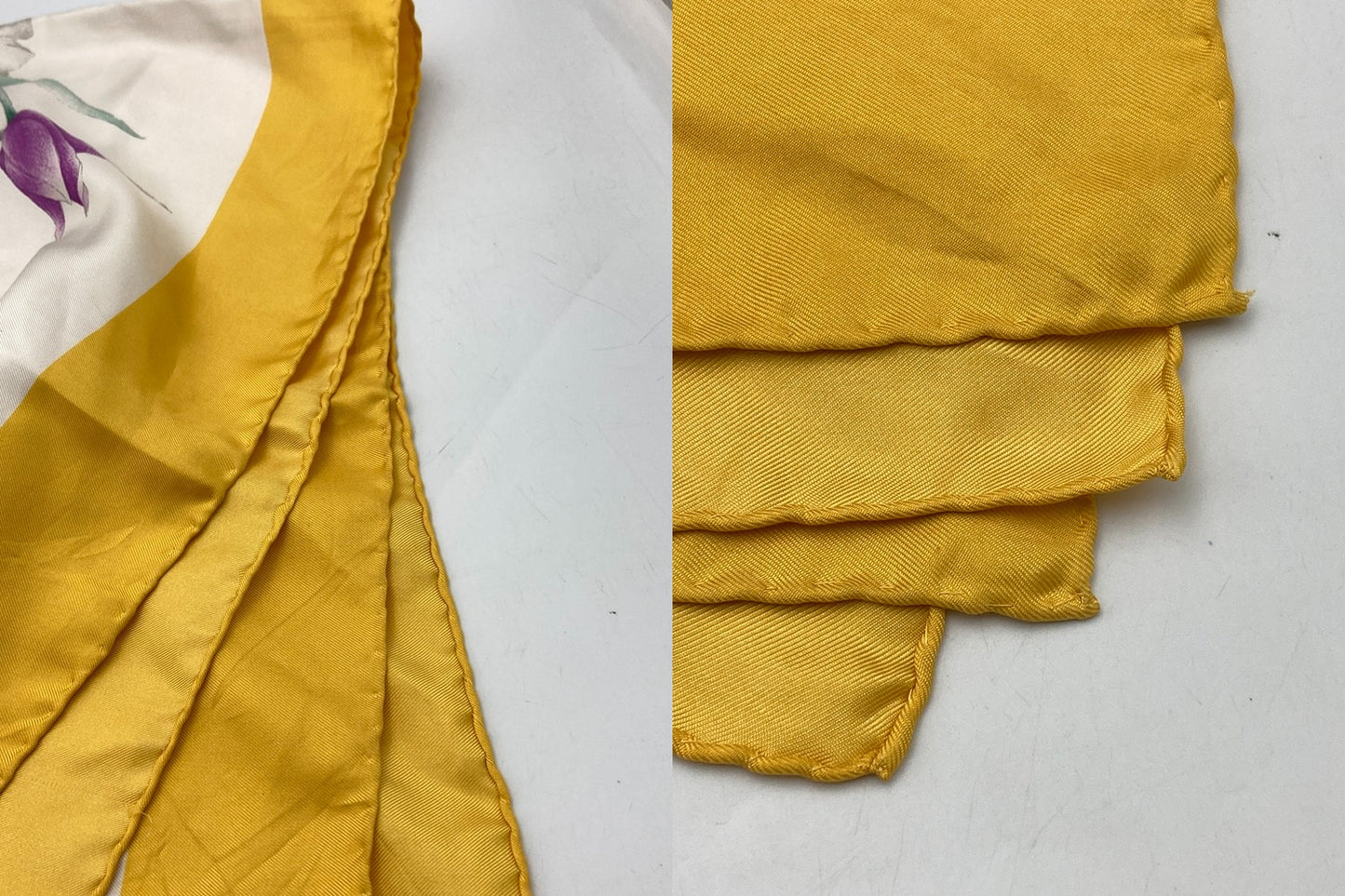 GUCCI グッチ スカーフ シルク100％ フローラ 花柄 中古 D4