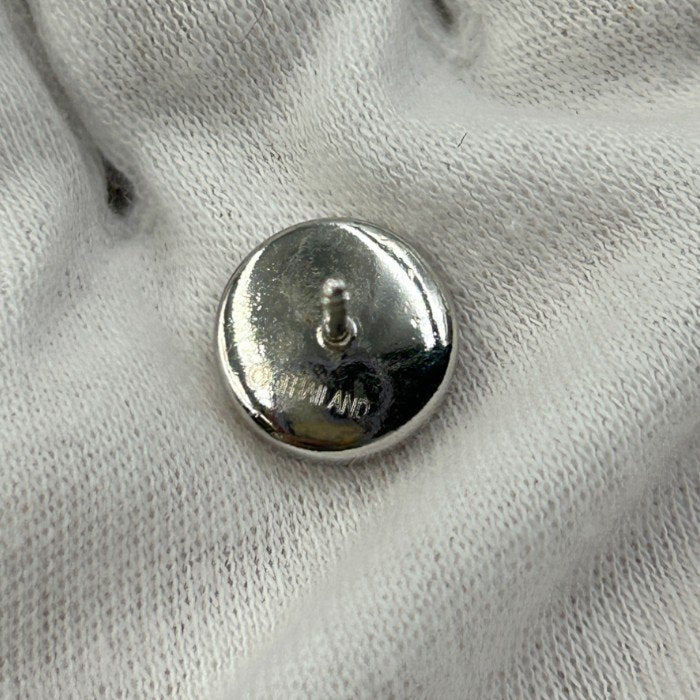 COACH コーチ ピアス ストーン スタッド シルバー/ブラック F54504 アクセサリー ブランド かわいい 中古 W1