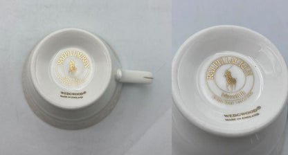 WEDGWOOD ウェッジウッド ラルフローレン メレディス カップ＆ソーサー ペア 中古 D4