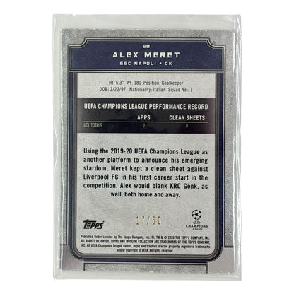 TOPPS サッカーカード MUSEUM COLLECTION ALEX MERET NAPOLI /50 #69 中古 IT1