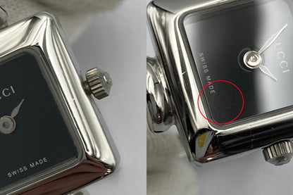 GUCCI グッチ バングルウォッチ スクエア クォーツ 1900L 中古 D4