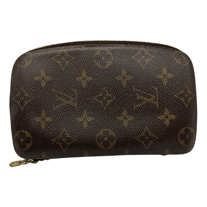 ルイヴィトン LOUIS VUITTON モノグラム アジェンダジオット 手帳ケース ラウンドファスナー ブラウン M62950 ブランド 小物 カード入れ 中古 W４