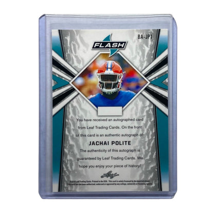 Leaf NFLカード FLASH JACHAI POLITE #BA-JP1 中古 IT2