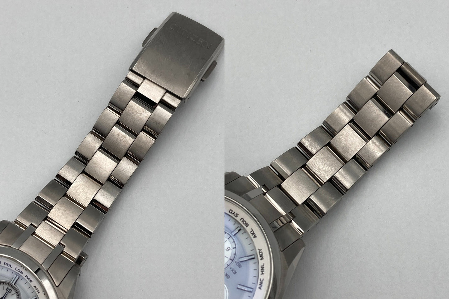 CITIZEN ATTESA シチズン アテッサ エコドライブ 電波時計 腕時計 ダイレクトフライト AT8040-57A 中古 D4