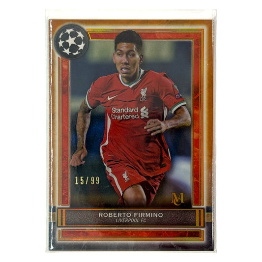 TOPPS サッカーカード MUSEUM COLLECTION ROBERTO FIRMINO LIVERPOOL 15/99 #67 中古 IT1