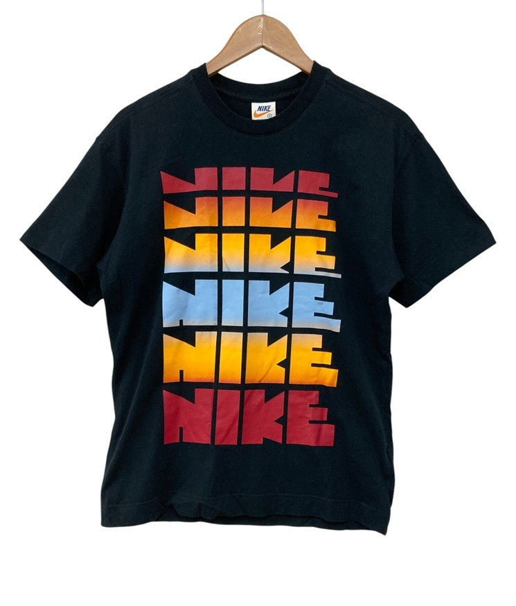 NIKE ナイキ 復刻 ゴツナイキ 6連ロゴ Tシャツ サイズS メンズ 中古 D4