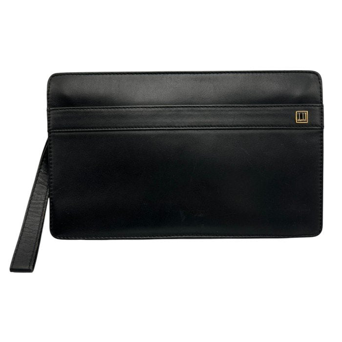 dunhill ダンヒル レザー セカンドバッグ 本革 鞄 クラッチバッグ メンズ ビジネス おでかけ 中古 W４