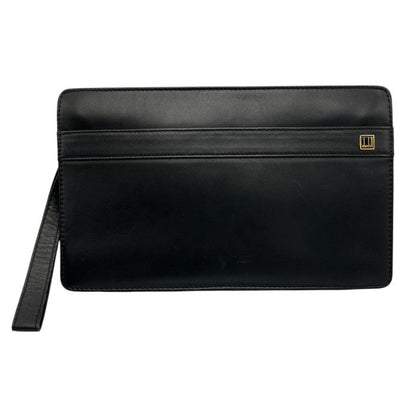 dunhill ダンヒル レザー セカンドバッグ 本革 鞄 クラッチバッグ メンズ ビジネス おでかけ 中古 W４