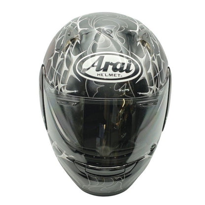 Arai アライ PROFILE SINISTER プロファイル シニスター SNELL M2005 YF DESIGN フルフェイス ヘルメット 中古 H4