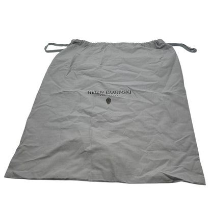 HELENKANINSKI ヘレンカミンスキー ラフィア Loto ワンショルダー バッグ 鞄 チャコールブラック 肩掛け レディース 中古 W４