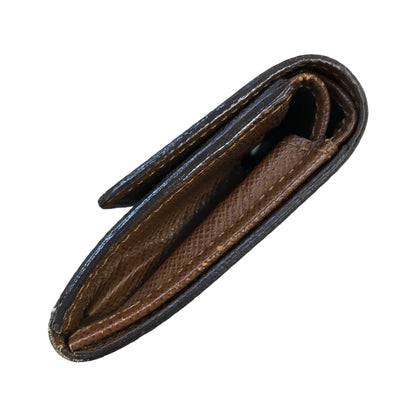 LOUIS VUITTON ルイヴィトン モノグラム ポルトモネ プラ コインケース ユニセックス ボタン開閉 小銭入れ ブラウン M61930 中古 T1