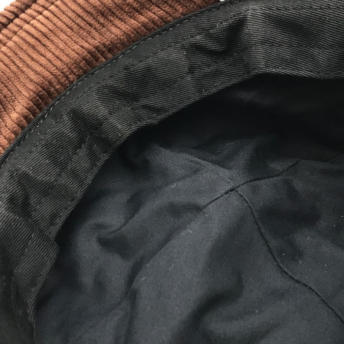 FREEWHEELERS フリーホイーラーズ UNION SPECIAL OVERALLS キャスケット メンズ コーデュロイ ワークキャップ ハンチング 帽子 ブラウン 中古 T1