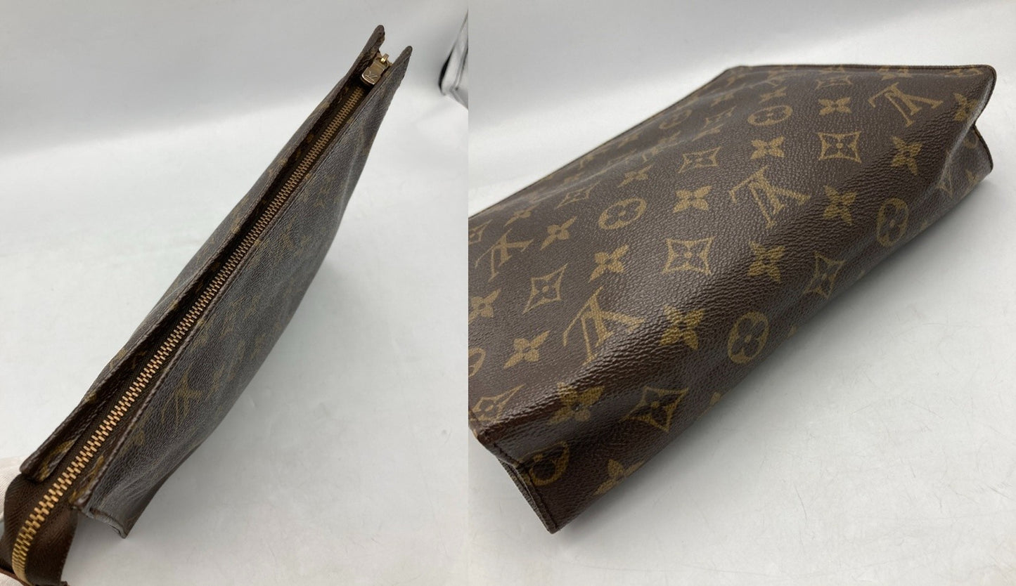 LOUIS VUITTON ルイヴィトン モノグラム ポッシュ トワレット26 化粧ポーチ M47542 中古 D4