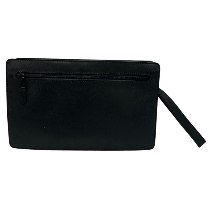 dunhill ダンヒル レザー セカンドバッグ 本革 鞄 クラッチバッグ メンズ ビジネス おでかけ 中古 W４