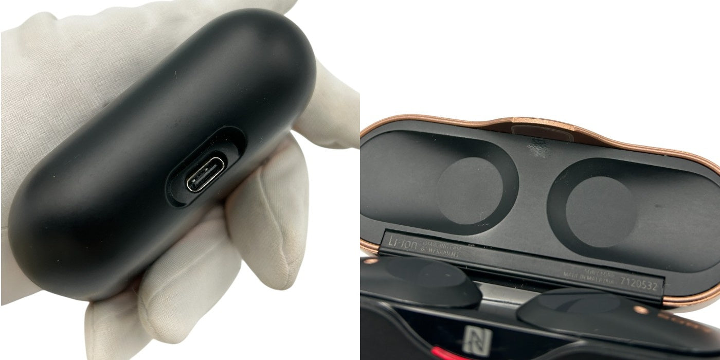 SONY ソニー ワイヤレスイヤホン WF-1000XM3 ブラック 家電 オーディオ Bluetooth 充電式 中古 W４