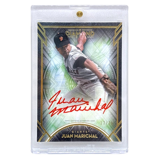 TOPPS MLBカード DIAMOND ICONS RED INK AUTOGRAPHED JUAN MARICHAL SAN FRANCISCO GIANTS /25 #RI-JMA 中古 IT1