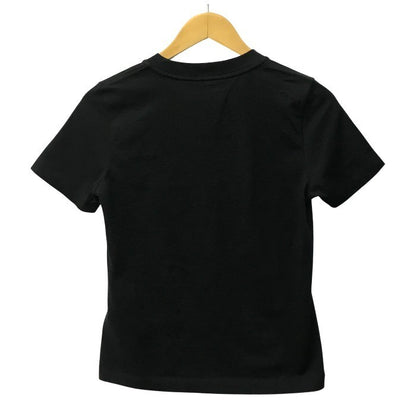 MONCLER モンクレール Tシャツ レディース 半袖 コットン ロゴ ラインストーン ブラック Sサイズ H20938C00016 中古 T1