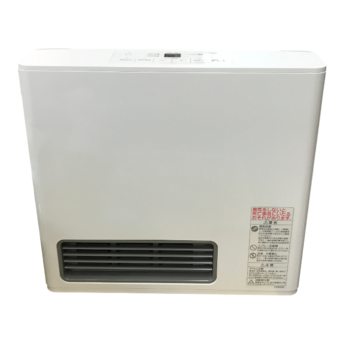 ノーリツ 大阪ガス ガスファンヒーター ホワイト 2.44kw 都市ガス用 木造7畳まで/コンクリート9畳まで 140-5902 GFH-2406S 中古 T1