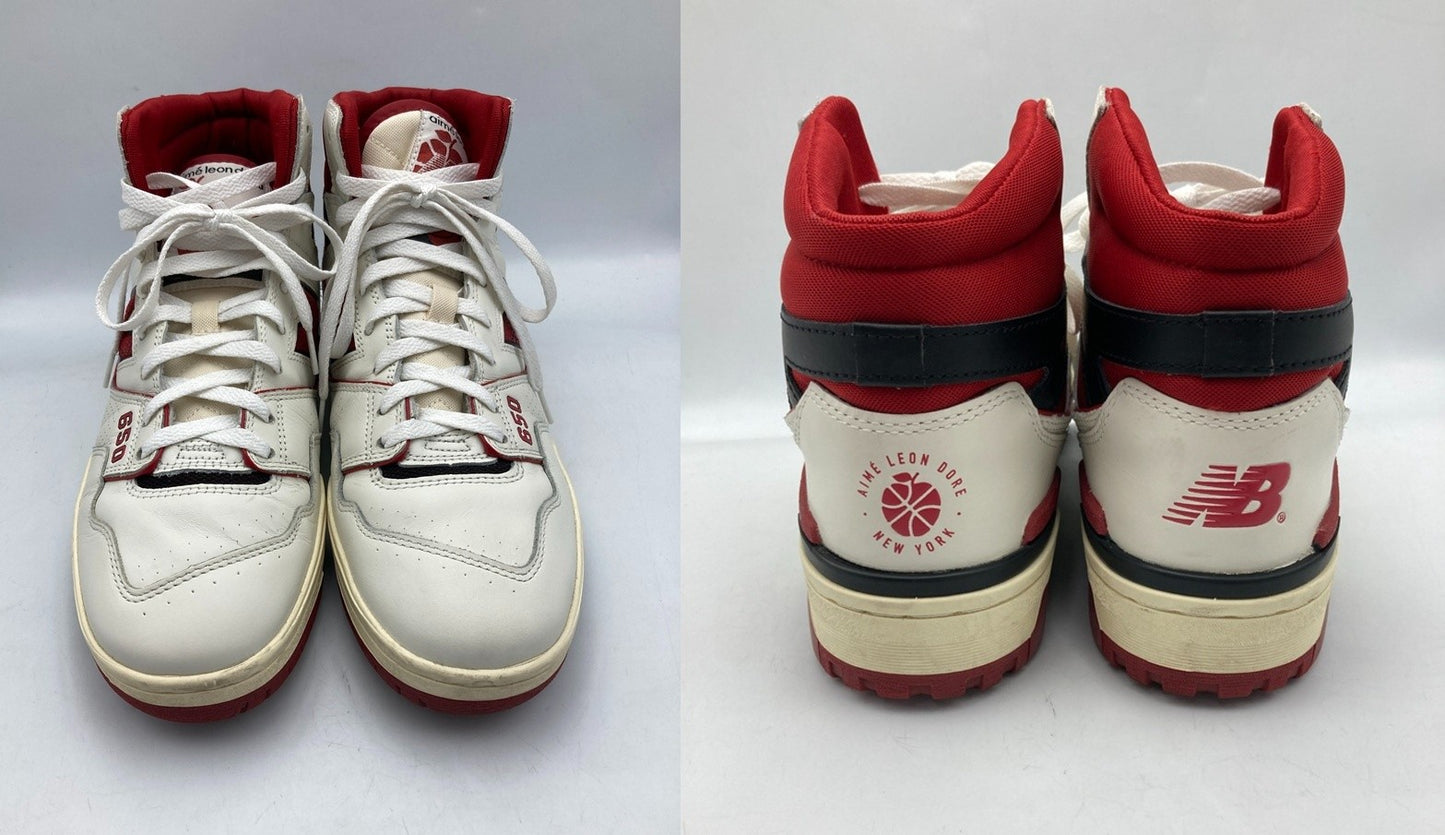 New Balance ニューバランス 650R Aime Leon Dore(エメ レオン ドレ) ハイカット スニーカー BB650RE1 サイズ28.5cm メンズ 中古 D4