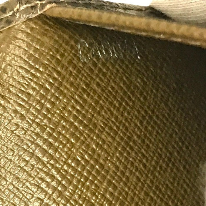 LOUIS VUITTON ルイヴィトン タイガ アジェンダポッシュ 手帳カバー ユニセックス シンプル リングなし ブラウン R20415 中古 T1