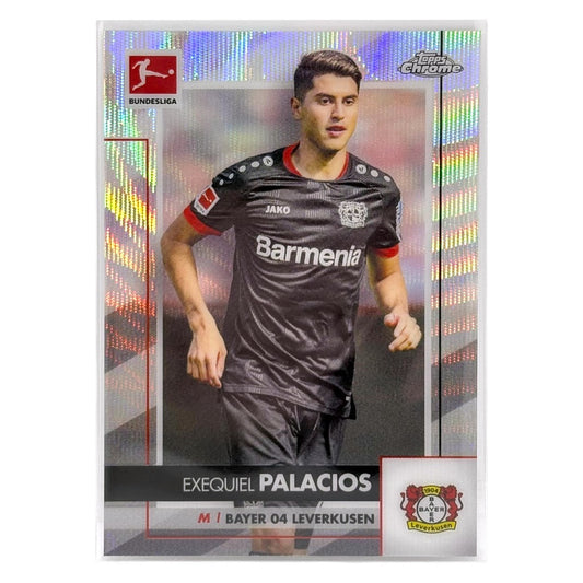 TOPPS サッカーカード CHROME EXEQUIEL PALACIOS BAYER 04 LEVERKUSEN /250 #65 中古 IT1