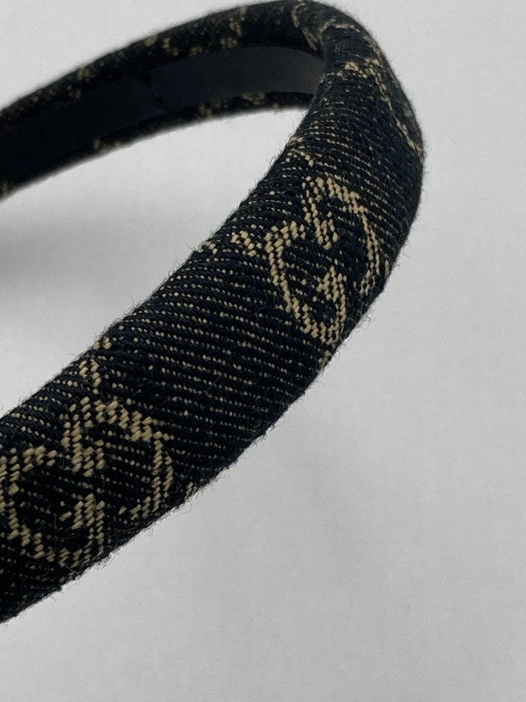 GUCCI グッチ GGキャンバス デニム カチューシャ 652835 レディース 中古 D4