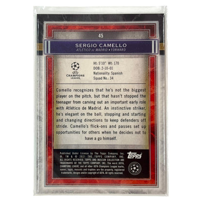 TOPPS サッカーカード MUSEUM COLLECTION SERGIO CAMELLO ATLETICO DE MADRID 67/99 #45 中古 IT1