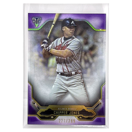 TOPPS MLBカード TRIPLE THREADS CHIPPER JONES ATLANTA BRAVES /299 #8 中古 IT1