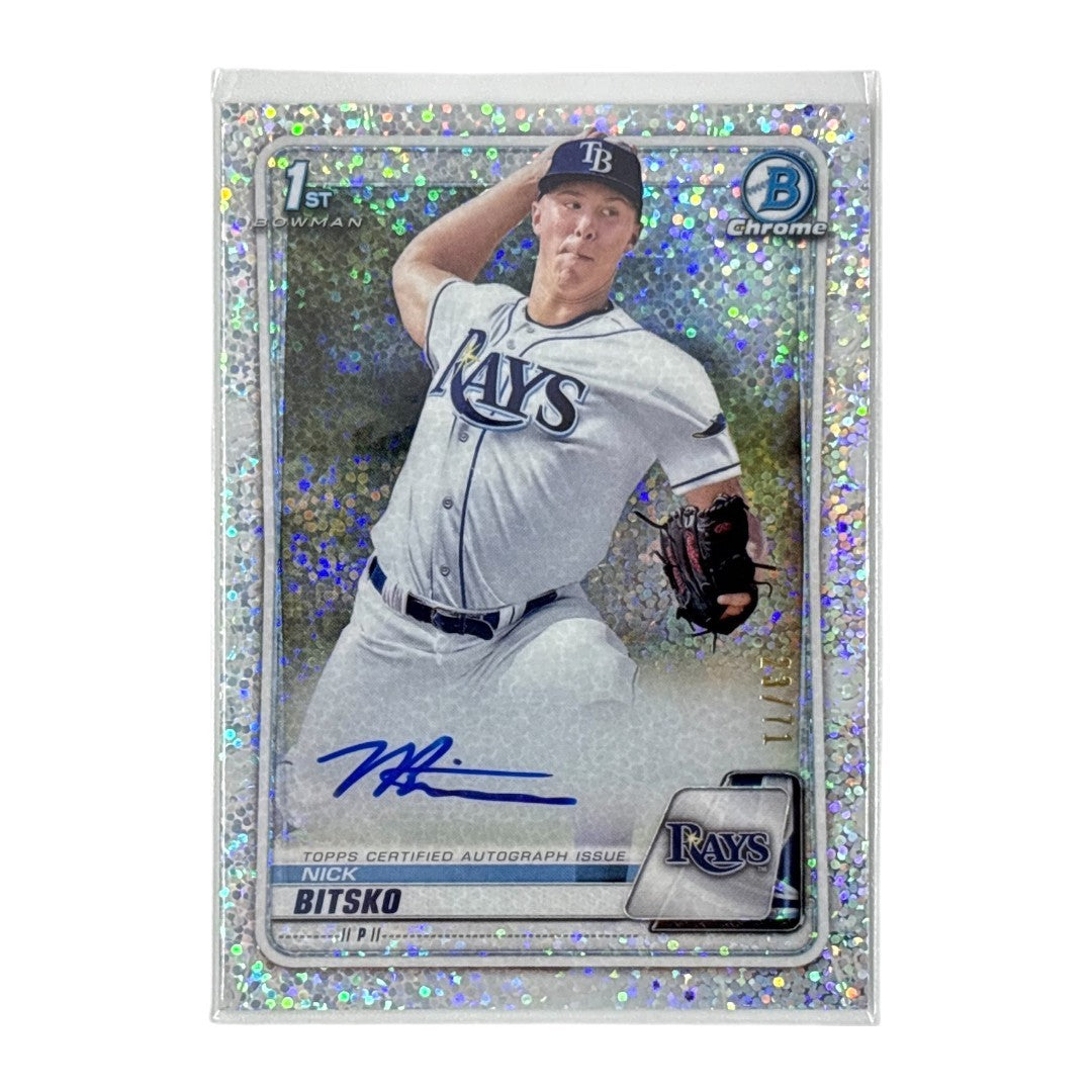 TOPPS MLBカード BOWMAN CHROME 1ST NICK BITSKO TAMPA BAY RAYS /71 #CDA-NB 中古 IT1