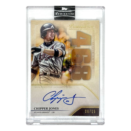 未開封品 TOPPS MLBカード LUMINARIES CHIPPER JONES ATLANTA BRAVES 06/15 #HRK-CJ 中古 IT1