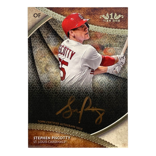TOPPS MLBカード TIER ONE STEPHEN PISCOTTY CARDINALS 02/25 #BOA-SPI 中古 IT2