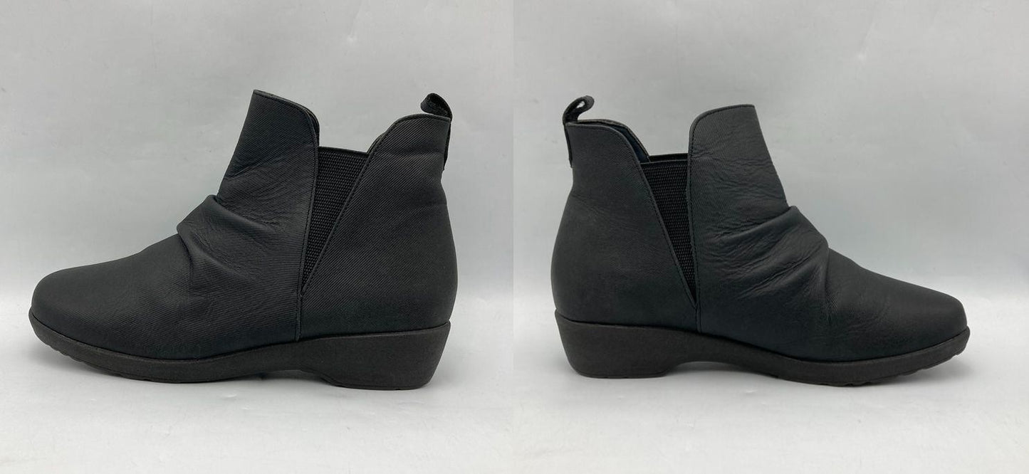 io comme io イオコムイオ サイドゴア ショートブーツ 23.0cm 中古 D4