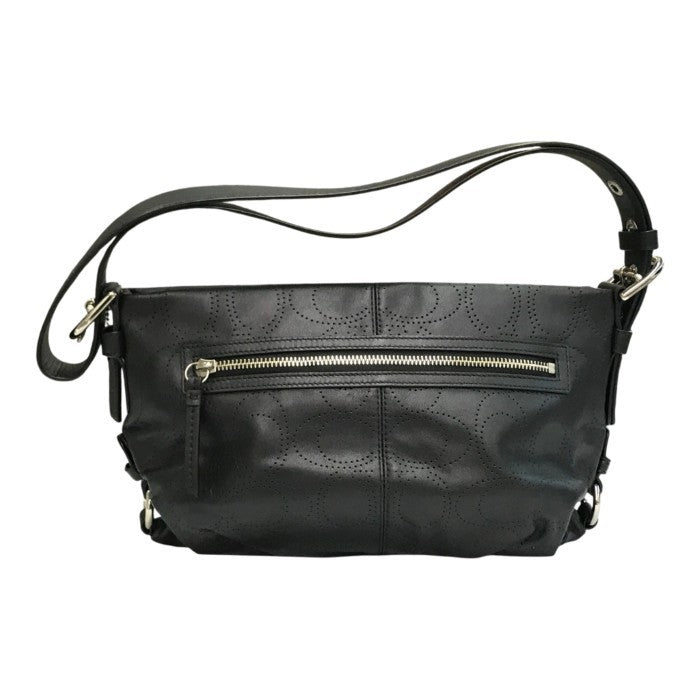 COACH コーチ ショルダーバッグ レディース パンチングレザー シグネチャー 2way F17104 中古 T1