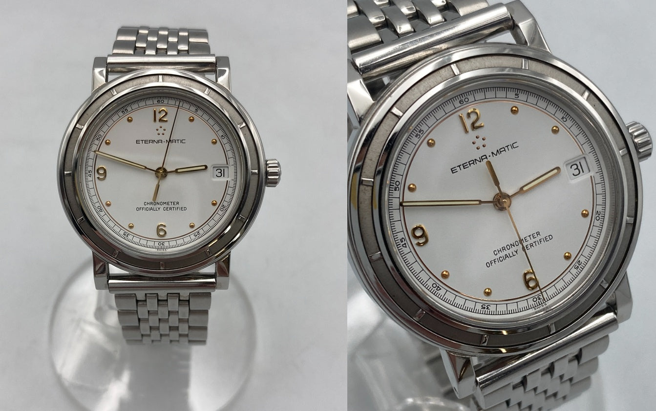 ETERNA エテルナマチック デイト 自動巻 腕時計 8402.41 中古 D4