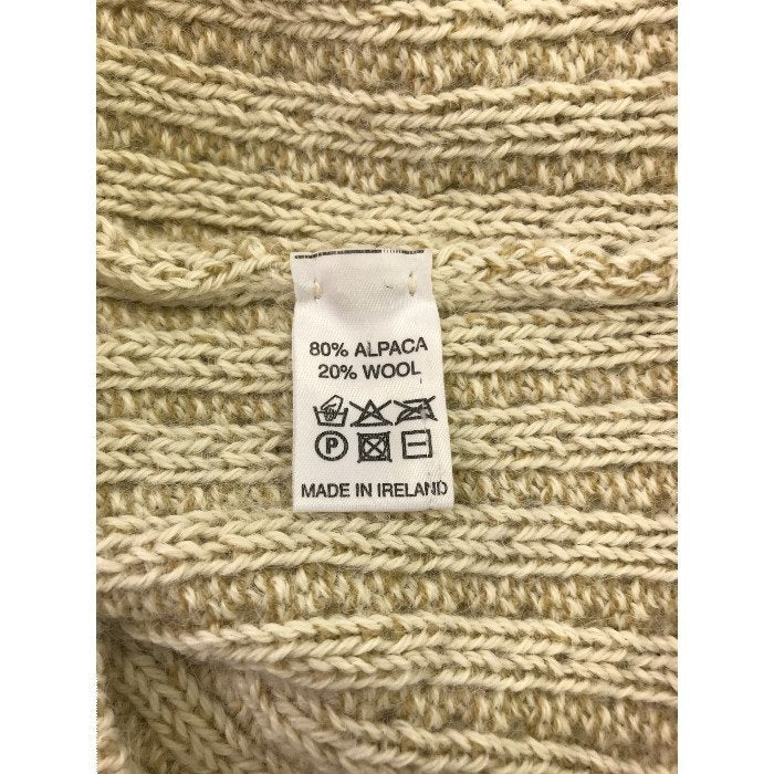 INIS MEAIN イニシュマン カーディガン レディース 冬 ウール ベージュ Mサイズ 中古 M1