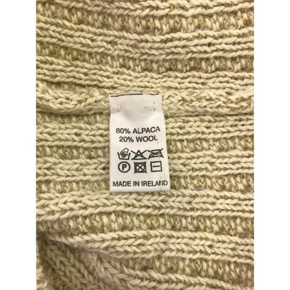 INIS MEAIN イニシュマン カーディガン レディース 冬 ウール ベージュ Mサイズ 中古 M1