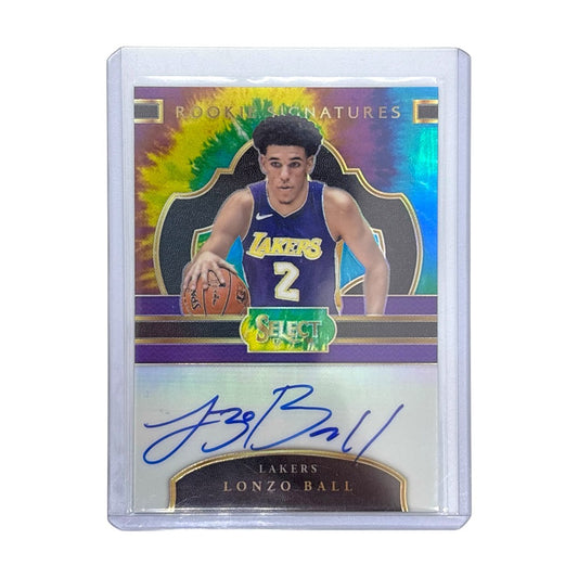 PANINI NBAカード SELECT PRIZM TIE DYE LONZO BALL LAKERS 11/25 #RS-LON 中古 IT1