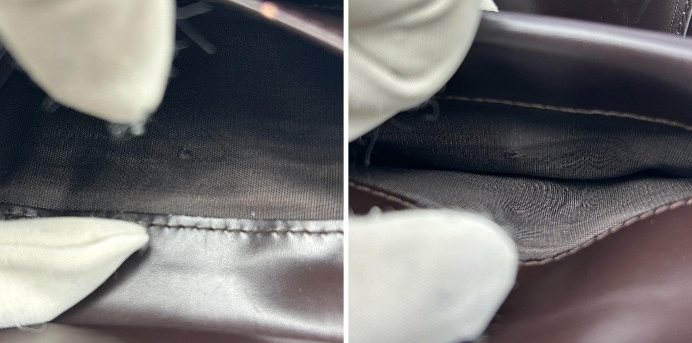 FENDI フェンディ ズッカ 財布 三つ折り ブラウン レディース ブランド コンパクト レザー ウォレット 中古 W４