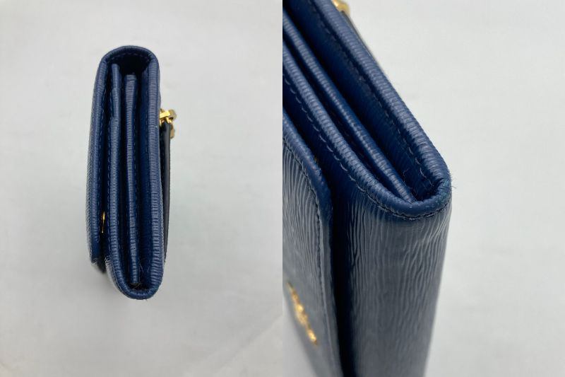 PRADA プラダ VITELLO MOVE ヴィッテロムーブ 2つ折り長財布 中古 D4