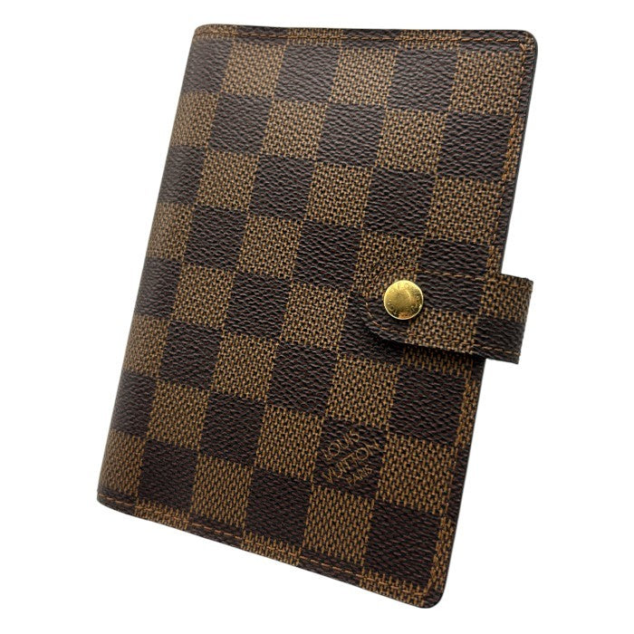 LOUIS VUITTON ルイヴィトン ダミエ アジェンダPM R20700 手帳カバー ブランド レディース メンズ 中古 W４