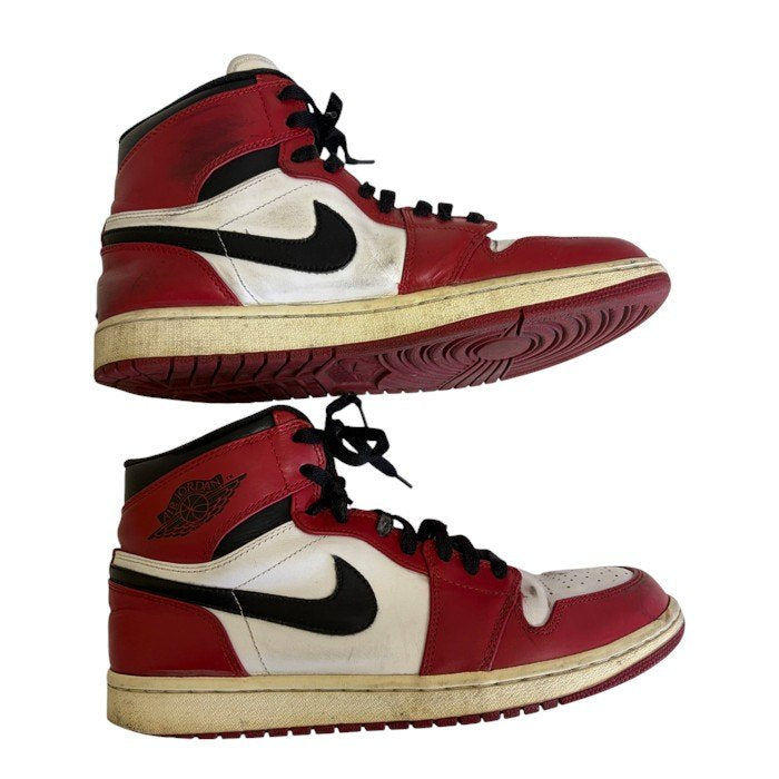 NIKE ナイキ エアジョーダン AIR JORDAN 1 RETRO CHICAGO 332550-163 27.5cm レッド メンズ 靴 シューズ スニーカー 中古 W1